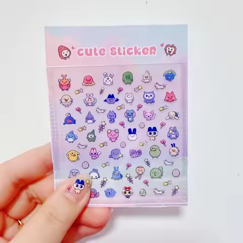 Tamagotchi Cute Style Stickers Decoration Nail Stickers Paradise Small Stickers Accessories
