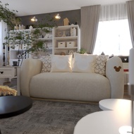 SB Design Square KONCEPT FURNITURE โซฟา 2 ที่นั่ง DISNEY รุ่น MICKEY Limited สีครีม (169x90x73 ซม.)