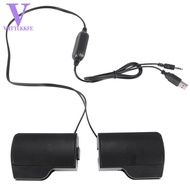 Clip Mini Portable USB Stereo Speaker Soundbar for Notebook Laptop Computer PC Mp3 Phone Music Playe