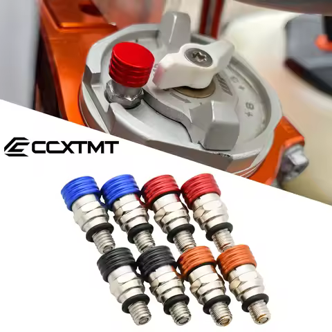 Motorcycle M5x0.8 Fork Air Bleeder Valve For Suzuki Kawasaki Yamaha Honda CR 80 85 125 250 500 CRF 1