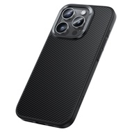 สำหรับ iPhone 16 Pro Max Benks MagSafe Kevlar ไฟเบอร์เคสโทรศัพท์กันกระแทกแบบบางพิเศษ (สีดำ)