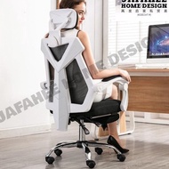 【JTM】 High Back Mesh Office Chair with Ergonomic Design & Chrome Leg / Kerusi Pejabat / Kerusi Roda 
