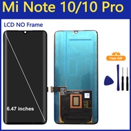AUMOOK | New AMOLED Display For Xiaomi Mi Note 10 LCD Display Touch Screen Digitizer For Xiaomi Mi N
