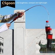 C5GOON 70/90CM Telescopic Ice Fishing Rod Fiberglass Material Portable Ultra-Short Section Lure Rod 