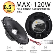 ✲2pcs  6.5 Inch Subwoofer Car Speakers 100W Universal Heavy Mid-bass Ultra-thin Modified Auto Au ☮☞