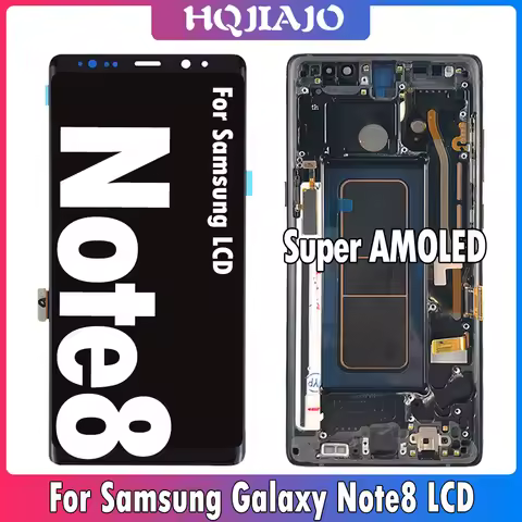 6.3" Super AMOLED For Samsung Note 8 N8 N950F N950U N950N LCD Display Touch Screen For Note8 Display