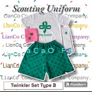 ♞TRUE LIANCO'S NEW SCOUTING UNIFORM FOR GIRLS TYPE B TWINKLER SET