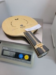 JPB2503037日本版 JP Ver. 正貨保證 蝴蝶 Q碼 極之珍貴 張繼科 ZLC 5木2碳纖的 底板 90g BUTTERFLY ZHANG JIKE ZLC