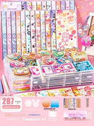 Sticker and Gocart Toys for Girls Full Set Luxury