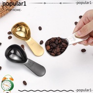 POPULAR Coffee Scoops, Stainless Steel 15/30ml Coffee Bean Measuring Spoons, Durable 1 Tbsp or 2 Tbs