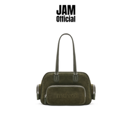 JAM | MUVA - Boxy Suede - กระเป๋าสะพายข้าง หนังกลับ ทรงกล่อง