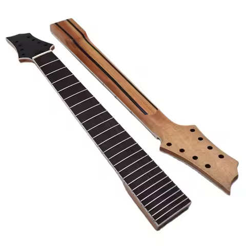 Maple Guitar Handle Neck Assembly, Professional Modified DIY Musical Instrument, Exquisite, 8 String
