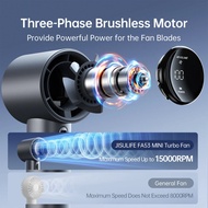 199 Level GF02 Handheld Fan  Strong Wind Portable Bladeless Fan Rechargeable Air Turbo Cooler Kipas 