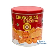 Khong Guan Biscuits Cans Red Mini - Net 650 gr