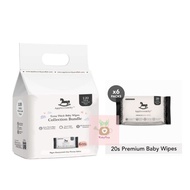 Applecrumby Premium Honey Baby Wipes 20s x6 Bundle Set/Baby Wet tissue/Pocket size wet tissue/Travel