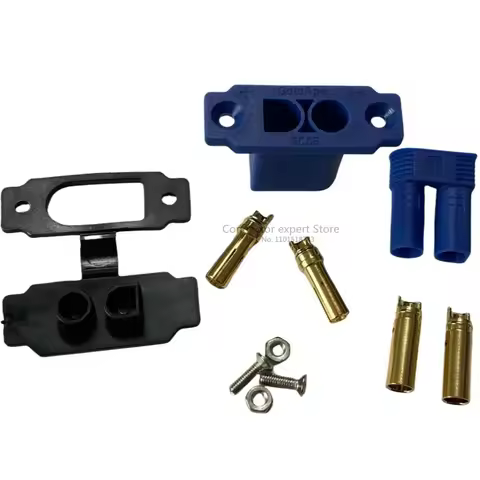 Amass EC5 banana plug EC5E-M 40A 55A panel can fix high current emergency power plug male and female