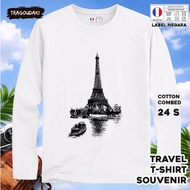 FRANCE LONG-SLEEVED SOUVENIR T-SHIRT 35 WEAR NATIONALTAG ASAL FRANCE COTTON 24S SOUVENIR PREMIUM GIF