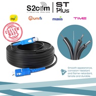 FTTH Fiber Optic 1Core Drop Cable Singlemode Cable For Unifi Maxis Digi Time