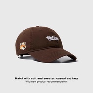 หมวกเบสบอลสไตล์ฝรั่งเศส Maison Hysan ทรงหางนกแก้วสไตล์อเมริกัน หมวกเบสบอลทรงกว้างสำหรับฤดูร้อน ทรงบา