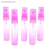 DWMY 1/5pcs 5ml Gradient Rose Red Glass Perfume  Bottle Premium Mini Travel Carry Perfume Dispenser 