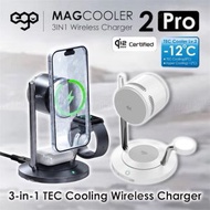 MagCooler 2Pro 3in1 冰極 Qi2.2 無線充電座 (T16)｜三合一充電座｜MagSafe｜無線磁吸充電｜iWatch充電座｜Type-C充電線｜USB-C充電線