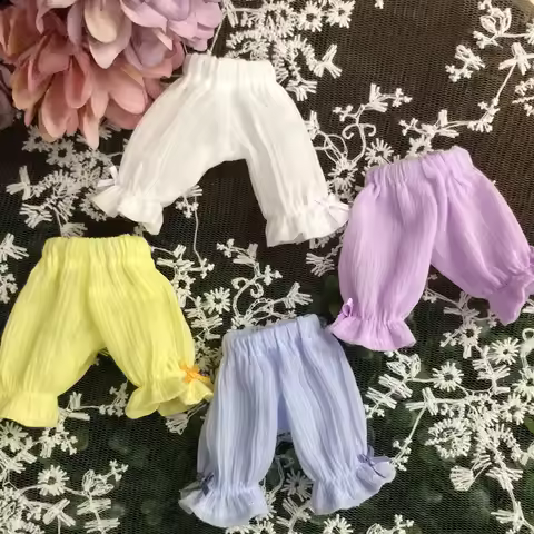 Cute Pumpkin Trouser Bloomers Drawers Pants for Blyth, Momoko, Azone Obistu 1/6 Dolls Clothes Access