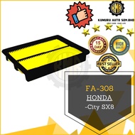 Air Filter Honda City SX8 1.3 1.5 - FA-308 / 17220-P2F-A01 / 17220-P2F-505 / 17220-P2C-Y01 / 17220-P