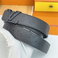 Lv New Style Embossed Premium Belt Men Luxury Business Fashion Belt AK