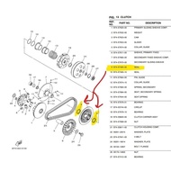 YAMAHA 100% ORIGINAL SECONDARY SLIDING SHEAVE COMP OIL SEAL TORQUE DRIVEN  XMAX250 / XMAX300 / XMAX 