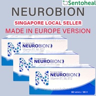 Neurobion 30 tablets x 3/ 6/ 9 packs [EXP: JAN 2027]- For Nerve Health/ Vitamin B1/ B6/ B12