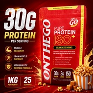 ONTHEGO Pure Protein ISO+ 1KG Premium Protein Formula | 30G Protein | 3G Leucine | Quality Nutrition