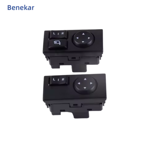 Benekar Reversing Mirror Rearview Mirrors Control Switch Button for Isuzu DMAX MUX