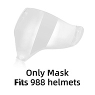 HNJ Full Face Motorcycle Helmet Double Visor Safety ABS Material (55-62CM) 100% Original Waterproof