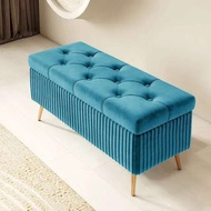 Fabric Ottomans long Sofa Bench with Storage luxury Home Creative Doorway Corridor Shoe Changing Sto