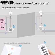 AOMSOM WiFi Relay Switch, 433MHz 10A Smart Switch Module, Mini Compact Remote Switch Smart Home
