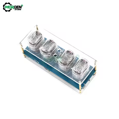 New DIY In12 In-12 Nixie Tube Pcba Kit Digital Clock Beautiful Gift,No Tubes Clock Accessories Drops