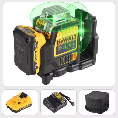 2026 DeWalt DW089LG 12 - Line 360° Laser Level: Outdoor - Ready, Precision - Focused Green Light Des