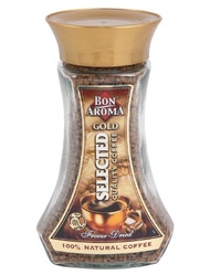 กาแฟ บอน อโรมา 100กรัม Bon Aroma Gold Selected freeze dried 100g.