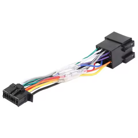 Pioneer CD Player Cable Interface To ISO Wiring Harness For VW Peugeot Car Radio Audio System Modifi