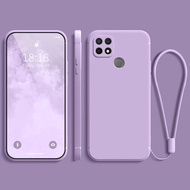 LANLIN For Realme C1 C2 C3 Realme C11 C12 C15 C17 Realme C21 C25 C25s Phone Case Silicone Solid Colo