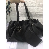 Renoma preloved brand Genuine Leather Drawstring Tote