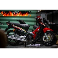 Tem Wave 100 chỉ vàng đỏ đen HOT 2025