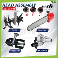 Agrihouse Tiller Cultivator Grass Brush Cutter Chainsaw Gearbox Chain Saw Gear Head Water Pump Knaps