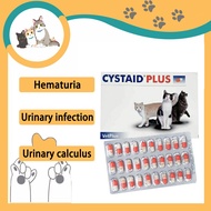 Cystaid Plus Cat Urine Supplements Feline Urine Blood Stone Urinary Capsules 30 capsules/box