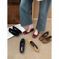 OKLEIBO suede round toe doll shoes autumn-winter 2025 collection code B916