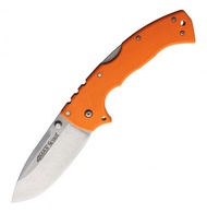 มีดพับ Cold Steel 4-Max Scout Folding Knife AUS-10A Stonewashed Blade, Orange Handles (62RQO...