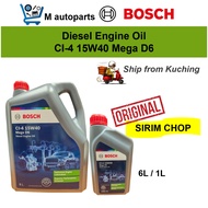[KCH] Bosch CI-4 15W40 Mega D6 Diesel Engine Oil for pickup/truck diesel engine oil - 6L/1L