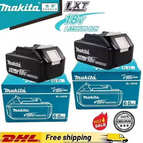 100% Original Makita battery.18V 5.0/6.0Ah rechargeable battery replacing Makita BL1830B L1840B L185