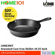 Lodge Seasoned Cast Iron Skillet 10.25 Inch L8SK3INT
