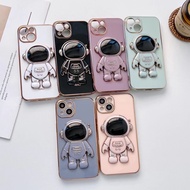 Space Pattern Case + Stand For Oppo A76 F9 A5S A12 A15 A15S A16 A16K A53 A5-20 A9-20 Soft Silicone S